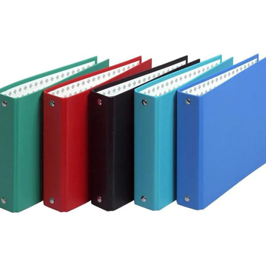 Exacompta - Classeur à l'italienne 2 anneaux - Dos 40 mm - 14 x 18 cm - pour 225 feuilles - disponible dans différentes couleurs