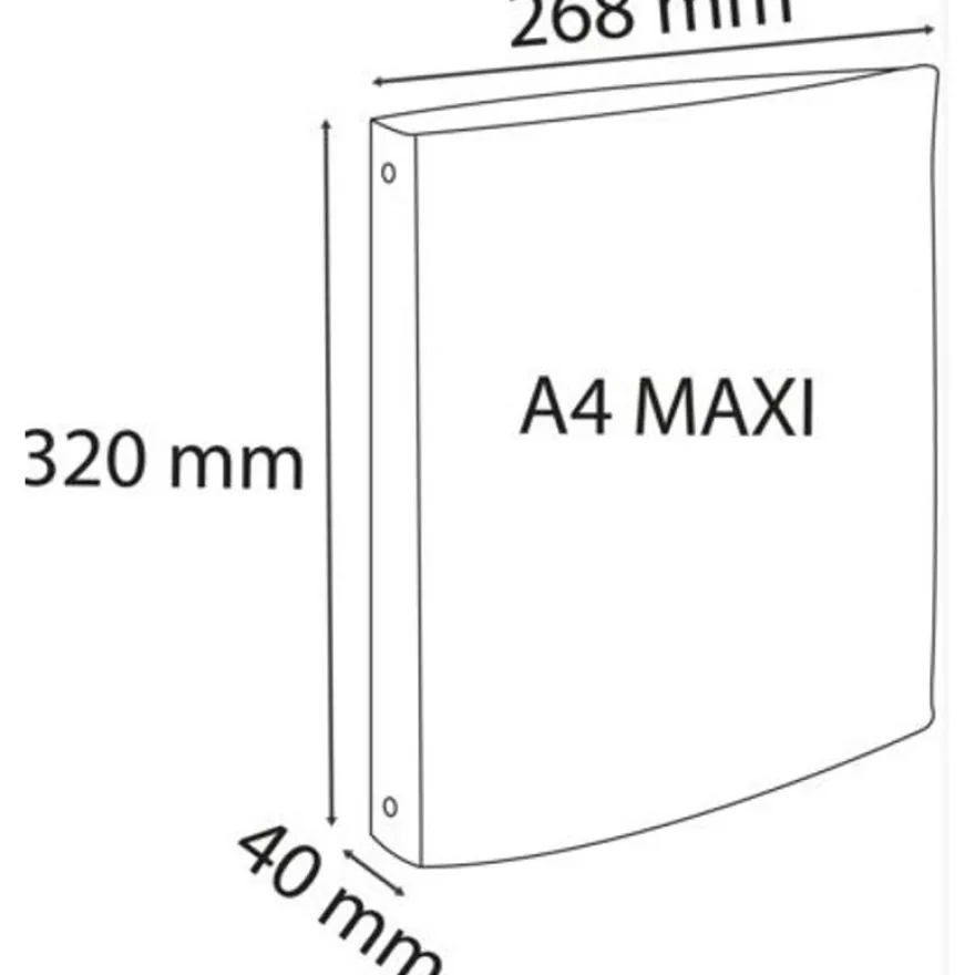 Exacompta - Classeur SKANDI à anneaux - DOS 40 mm - A4+ - capacité : 275 feuilles - disponible dans différentes couleurs