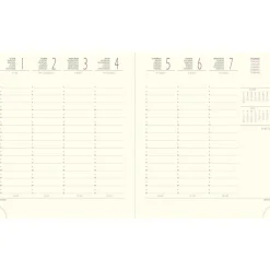Exacompta - Gwenaëlle Trolez Eurotime 18 - Agenda de bureau - 2024 - 170 x 150 mm - fleurs
