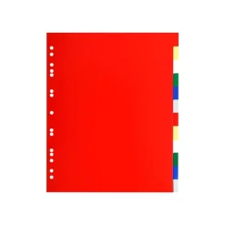 Exacompta - Intercalaire 12 positions - A4 Maxi - polypropylène coloré