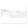 Exacompta - Journal de caisse ou banque - 10 colonnes : 5 débits/5 crédits - 32 x 19,5 cm vertical