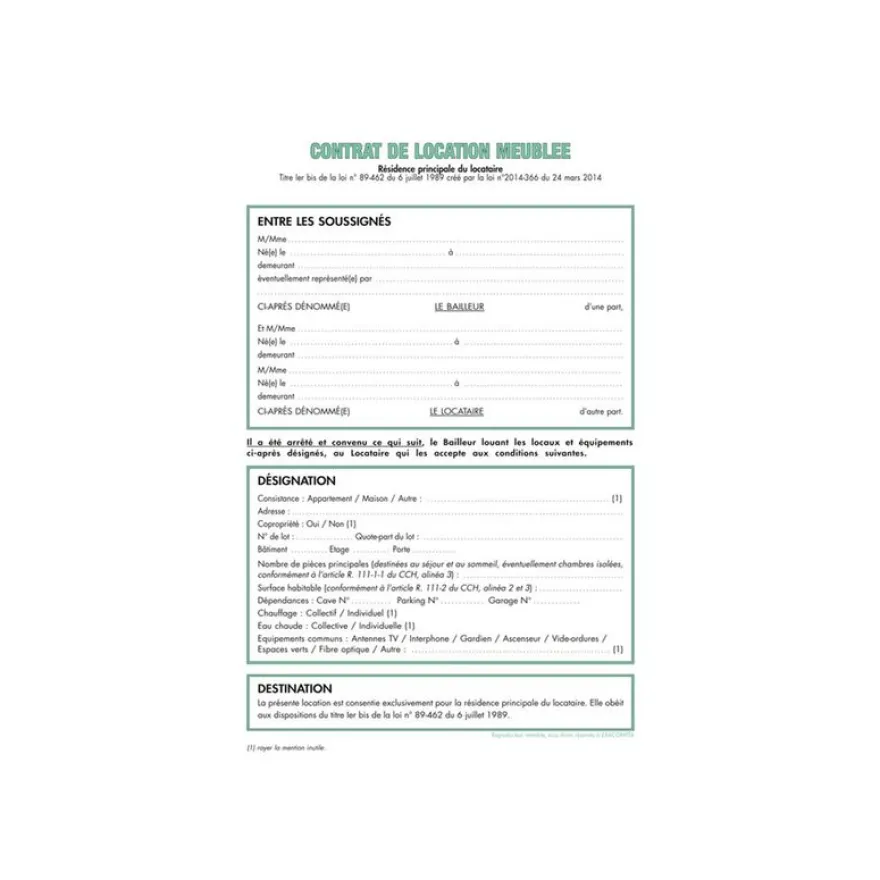 Exacompta - Kit dossier de location libre