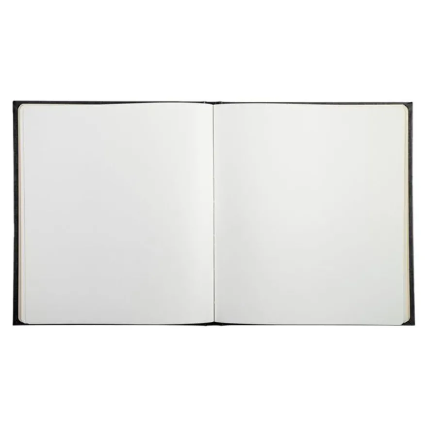 Exacompta - Livre d'or 140 pages tranche or - 21x19cm - PALMYRE noir ass