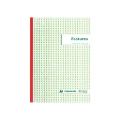 Exacompta - Manifold Carnet de factures - 50 tripli - A4