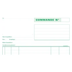 Exacompta - Manifold Carnet de commandes - 50 dupli - A4