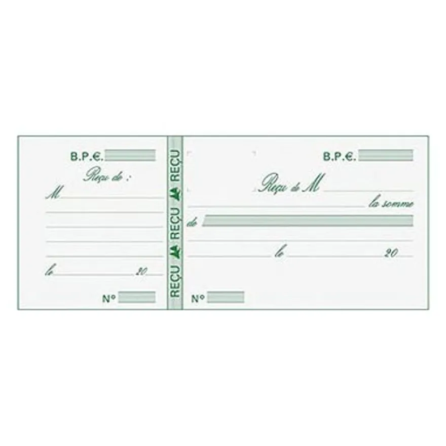Exacompta - Manifold Carnet de "reçus" - 9 x 13 cm