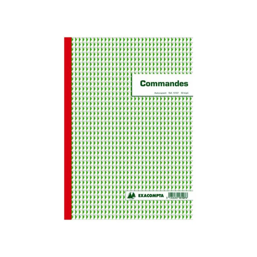 Exacompta - Manifold Carnet de commandes - 50 tripli - A4
