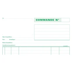 Exacompta - Manifold Carnet de commandes - 50 tripli - A4