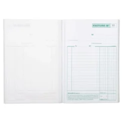 Exacompta - Manifold Carnet de factures avec TVA - 50 dupli - A5