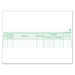 Exacompta - Manifold Carnet de caisse - 50 dupli - A4