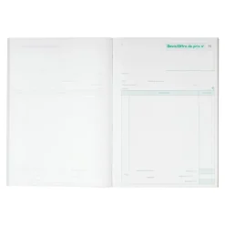 Exacompta - Manifold Carnet de devis/offre de prix - 50 tripli - A4