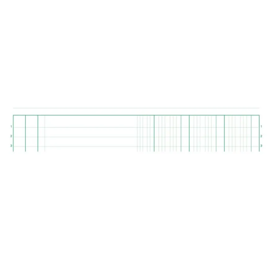 Exacompta - Manifold Carnet 3 colonnes - 50 dupli - A4