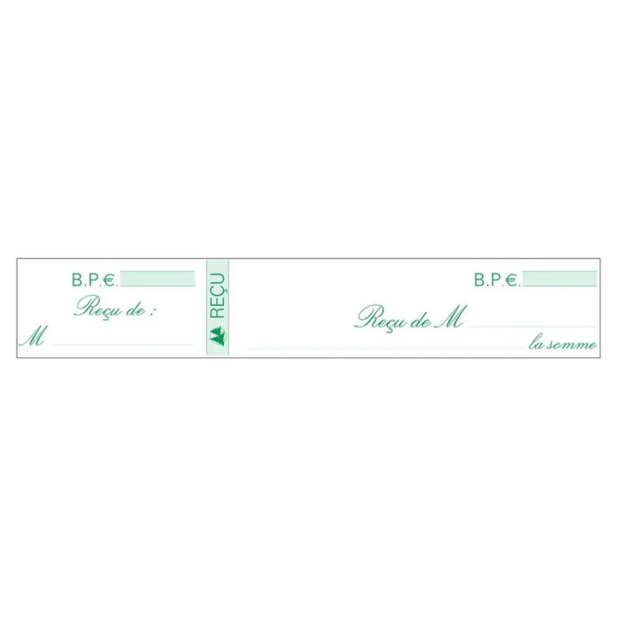 Exacompta - Manifold Carnet de reçus - 50 feuillets - 10,5 x 27 cm