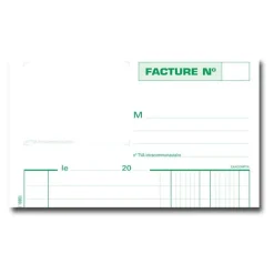 Exacompta - Manifold Carnet de factures - 50 dupli - A5