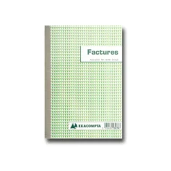 Exacompta - Manifold Carnet de factures - 50 dupli - A5