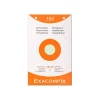 Exacompta - Pack de 100 Fiches Bristol - 10 x 15 cm - petits carreaux - perforées - couleurs assorties