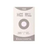 Exacompta - Pack de 100 Fiches bristol - 12,5 x 20 cm - petits carreaux - blanc