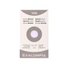 Exacompta - Pack de 100 Fiches bristol - 7,5 x 12,5 cm - petits carreaux - blanc