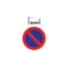 Exacompta - Panneau de signalisation adhésif - Défense de stationner - 10 cm de diamètre