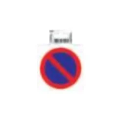 Exacompta - Panneau de signalisation adhésif - Défense de stationner - 10 cm de diamètre