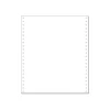 Exacompta - Papier listing blanc - 2000 feuilles 240 mm x 11" - 1 pli bandes Caroll détachabables