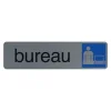 Exacompta - Pictogramme - Bureau - 44 x 165 mm - aluminium brossé