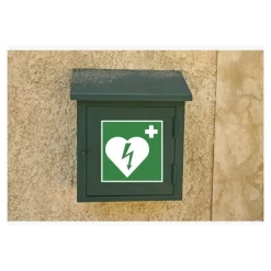 Exacompta - Pictogramme - défibrillateur - 200 x 200 mm - vert