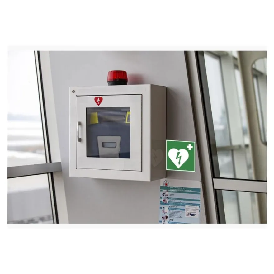 Exacompta - Pictogramme - défibrillateur - 200 x 200 mm - vert