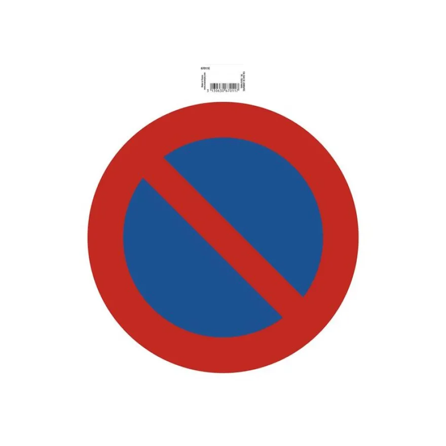 Exacompta - Pictogramme - interdiction de stationner - 300 x 300 mm - rouge
