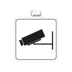 Exacompta - Pictogramme - surveillance vidéo - 200 x 200 mm - blanc