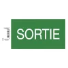 Exacompta - Pictogramme - sortie - 200 x 110 mm - vert