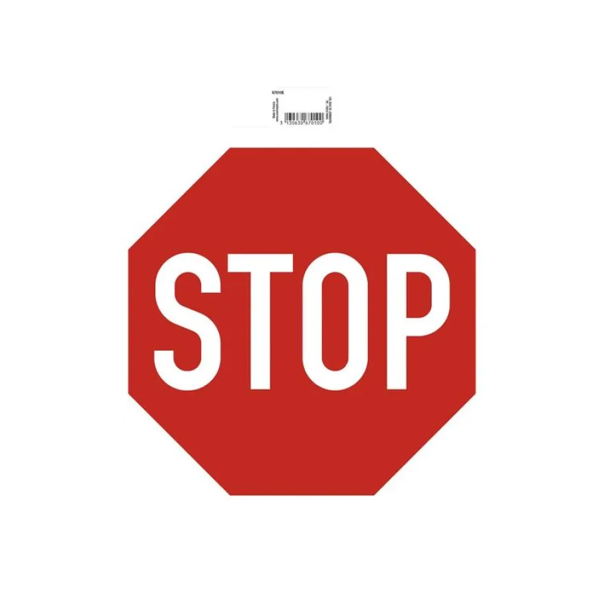 Exacompta - Pictogramme - stop - 300 x 300 mm - rouge