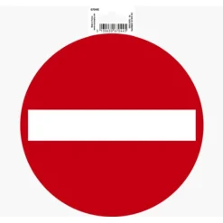 Exacompta - Pictogramme adhésif "sens interdit" - 20 cm de diamètre