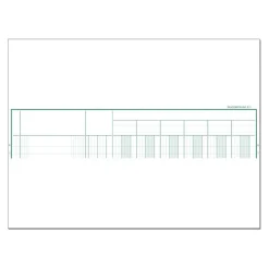Exacompta - Piqûre comptable - 7 colonnes par page - 32 x 25 cm - 80 pages
