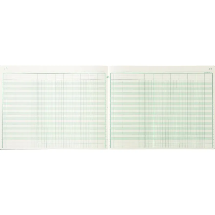 Exacompta - Piqûre comptable - 7 colonnes par page - 25 x 32 cm - 80 pages