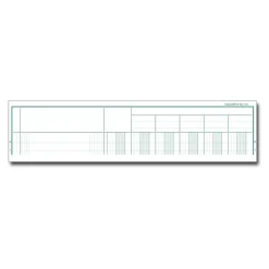 Exacompta - Piqûre comptable - 6 colonnes par page - 32 x 25 cm - 80 pages
