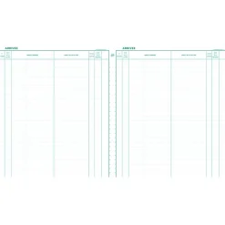 Exacompta - Piqûre Enregistrement du courrier - 32 x 27 cm - 80 pages