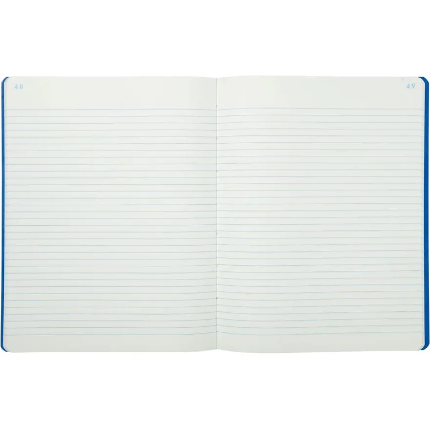 Exacompta - Piqûre journal ligné folioté - 32 x 25 cm - 80 pages