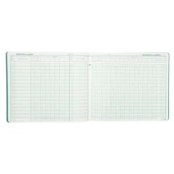 Exacompta - Piqûre Journal de caisse ou banque - 2 libellés : 6 crédits/13 débits - 27 x 32 cm