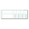 Exacompta - Piqûre tête paresseuse - 4 colonnes par page - A4