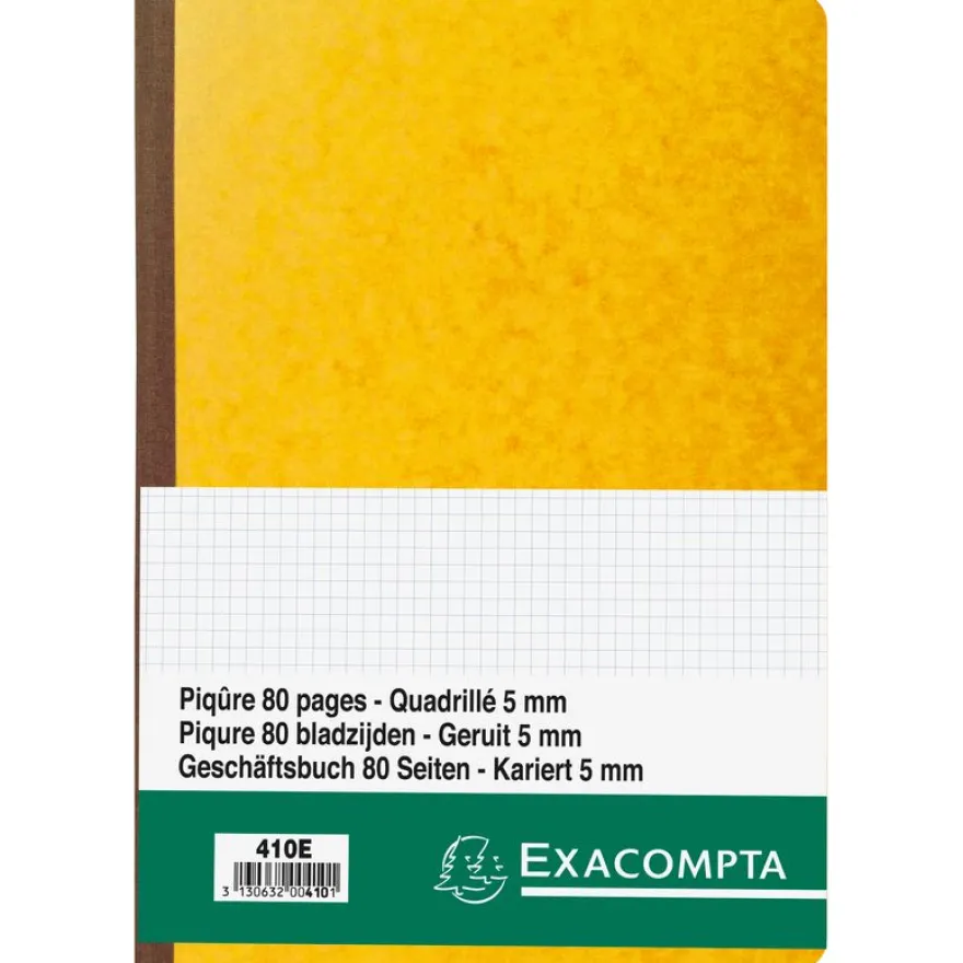 Exacompta - Piqûre 5x5 folioté - 29,7 x 21 cm - 80 pages