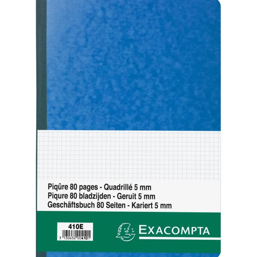 Exacompta - Piqûre 5x5 folioté - 29,7 x 21 cm - 80 pages