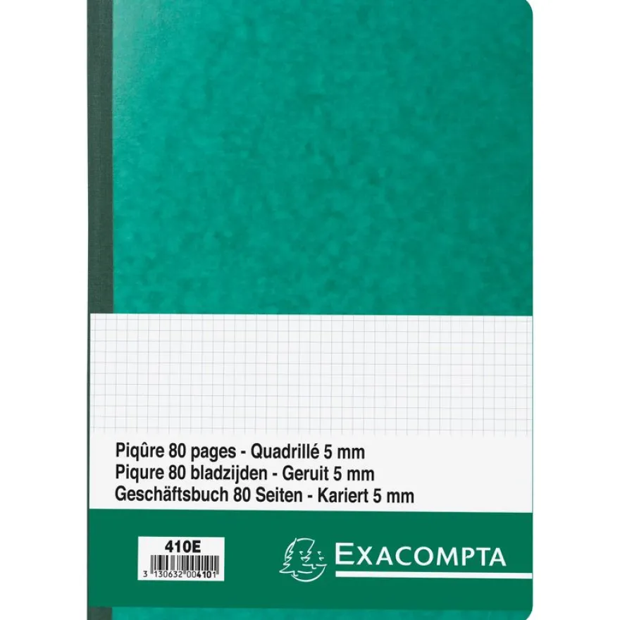 Exacompta - Piqûre 5x5 folioté - 29,7 x 21 cm - 80 pages