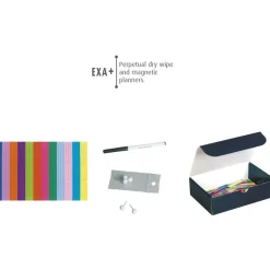 Exacompta - Planning annuel magnétique - effaçable à sec - 90 x 59 cm