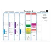 Exacompta - Planning hebdomadaire magnétique - effaçable à sec - 90 x 59 cm