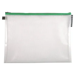 Exacompta - Pochette à fermeture éclair en plastique souple - A3 - disponible dans différentes couleurs