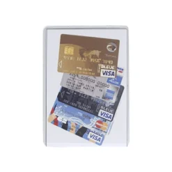 Exacompta - Pochette de protection - 65 x 95 mm - translucide incolore