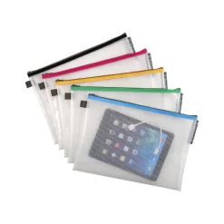 Exacompta - Pochette zip A4 - disponible dans différentes couleurs