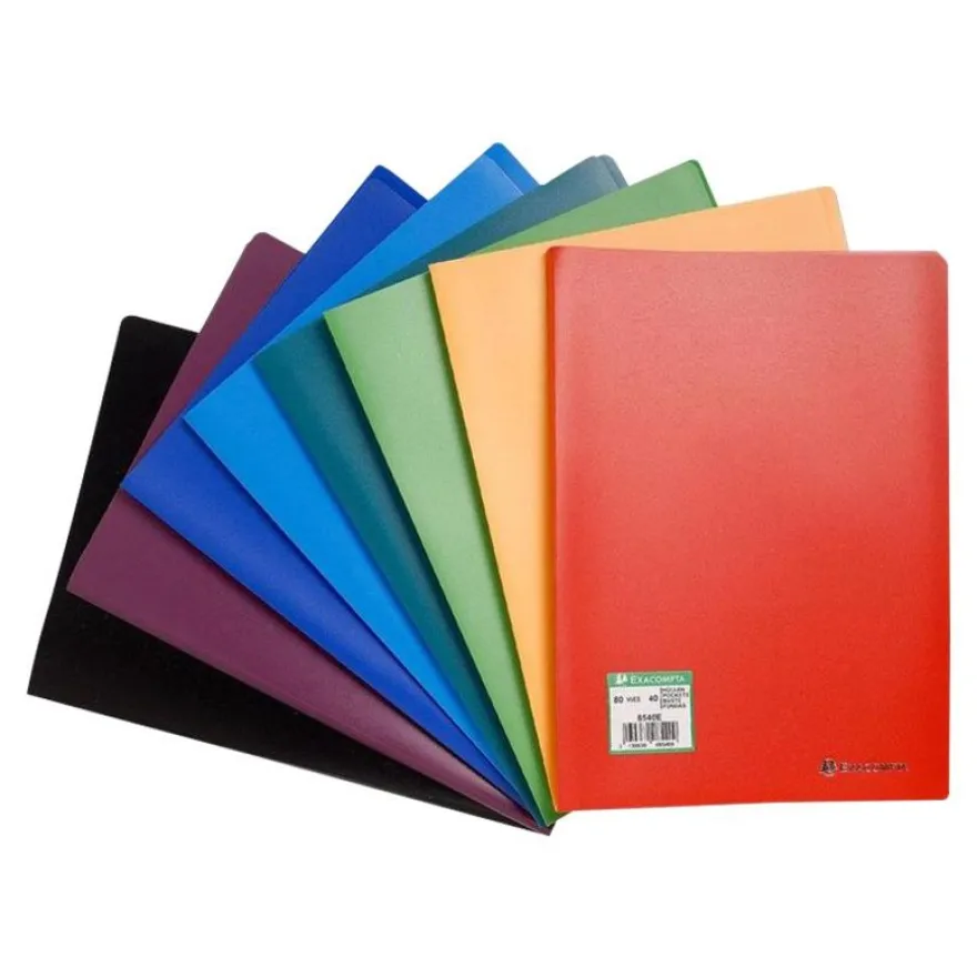 Exacompta - Porte vues - 100 vues - A4 - disponible dans différentes couleurs