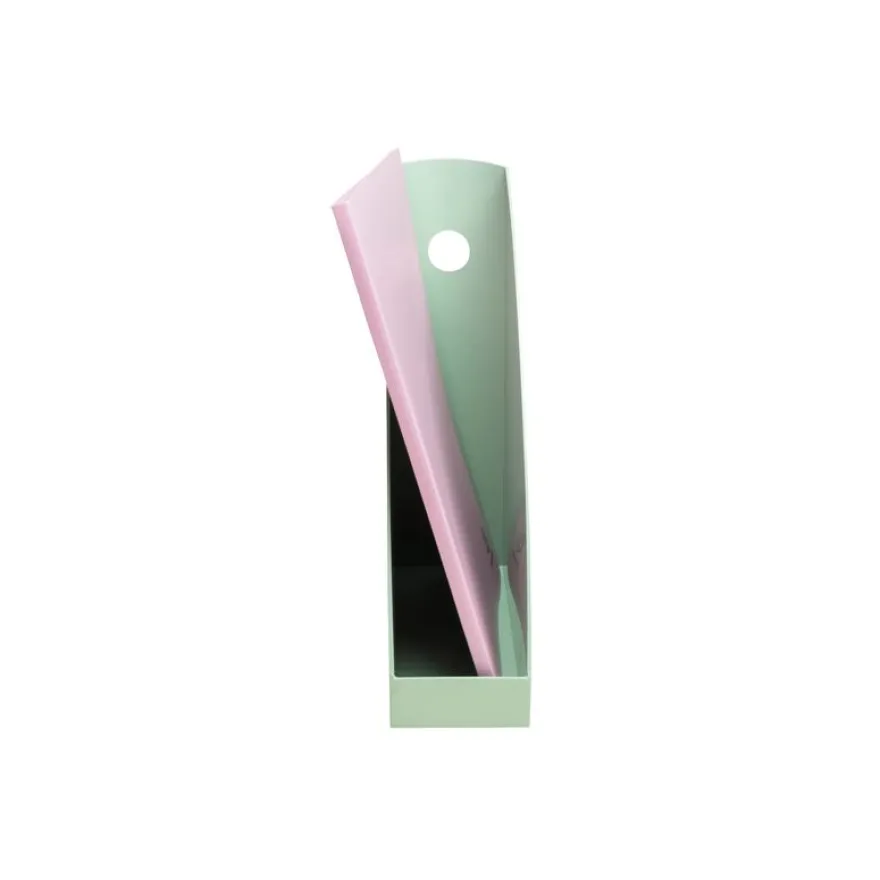 Exacompta - Porte-Revues Mag-Cube Autentik - vert sauge